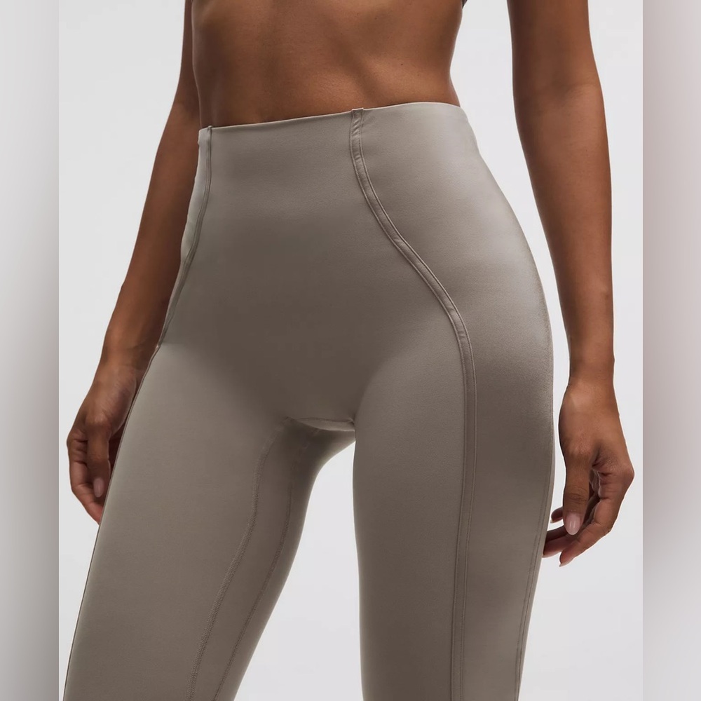lululemon•Align No Line™ High-Rise Pant•NEW RELEASE•NWOT•Satin Shine Ash Grey•10 - Picture 4 of 16